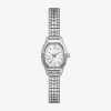 Fashion Watches Womens Silver Tone Stainless Steel Expansion Watch Fmdjo328 In Silver