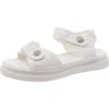 Fashion Womens Open Toe Ankle Strap Strappy Sandals In White