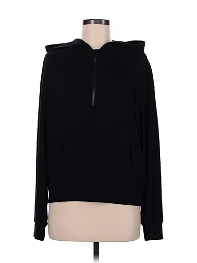 Pre-owned Fashion Zip Up Hoodie In Black