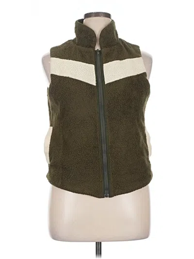 Pre-owned Fashionomics Vest In Green