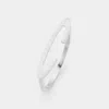 Fashnzfab -c-initial Monogram Brass Metal Ring - Rhodium, ~c~ In Metallic