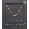 Fashnzfab -t- Secret Box _ 14k Gold Dipped Initial Monogram Pendant Necklace In Gold