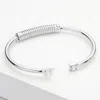 Fashnzfab -w- Initial Monogram Brass Metal Round Stone Tip Cuff Bracelet Rhodium In Multi