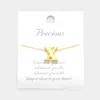 Fashnzfab -x- Metal Monogram Initial Pendant Necklace In Multi