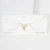 Fashnzfab -y- Cz Initial Monogram Pendant Necklace In Gold