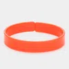 Fashnzfab 0.4" H Celluloid Acetate Adjustable Bracelet In Orange