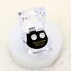 Fashnzfab 10mm Round Cut Crystal Cubic Zirconia Cz Stud Earrings With Clear Box In Gold