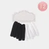 Fashnzfab 12 Set Of 10 - Fabric Hair Bands In Multi