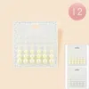 Fashnzfab 12 Set Of 18 - Faux Pearl Stud Earring Set In Metallic