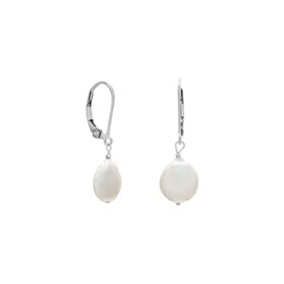 Fashnzfab 12mm Cultured Freshwater Coin Pearl Earrings In Multi