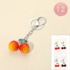 Fashnzfab 12pcs - Cherry Drop Keychains / Bag Charms In Multi