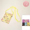 Fashnzfab 12pcs - Floral Pattern Lightweight Mini Crossbody Bags In Multi