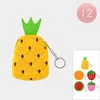 Fashnzfab 12pcs - Fruit Coin Purses In Multi