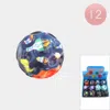 Fashnzfab 12pcs - Galaxy Themed Bouncy Ball Toys