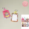 Fashnzfab 12pcs - Monster Bunny Printed Id Card Holder Keychain Bag Charm In Multi