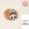 Fashnzfab 12pcs - Plush Monster Bunny Face Hair Scrunchies 2.25" H In Multi