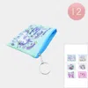 Fashnzfab 12pcs - Unicorn Message Coin Purses / Keychains In Gold