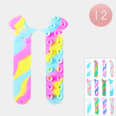 Fashnzfab 12pcs - Dinosaur Squidopop It Sucker Fidget Kids Toys 1.5" X 8"