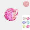 Fashnzfab 12pcs - Holographic Stretch Elastic Headbands In Multi