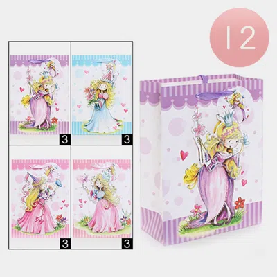 Fashnzfab 12pcs - Princess Print Gift Bags
