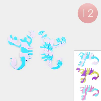 Fashnzfab 12pcs - Scorpion Squidopop It Sucker Fidget Kids Toys