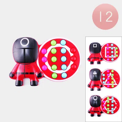 Fashnzfab 12pcs - Squid Game Push And Pop It Fidget Kids Toys