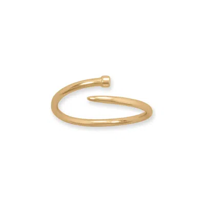 Fashnzfab 14 Karat Gold Plated Wrap Nail Ring