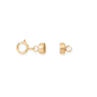 Fashnzfab 14/20 Gold Filled Magnetic Converter Clasp With Spring Ring In Multi