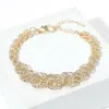 Fashnzfab 14k Gold Plated Knot Chain Bracelet Gold In Gold