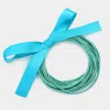Fashnzfab 15pcs - Guitar String Stackable Stretch Bracelets In Green