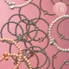 Fashnzfab 16pcs - Bubble Initial Monogram Beaded Stretch Bracelets In Multi