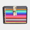 Fashnzfab 17 Colors Pencil Clutch Bag In Multi