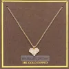 Fashnzfab 18k Gold Dipped Cz Stone Paved Mini Heart Pendant Necklace In Gold