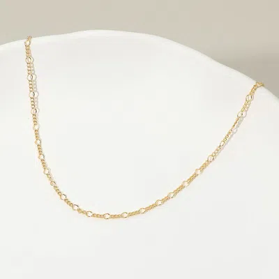Fashnzfab 18k Gold Filled Singapore Chain Necklace Gold