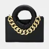 Fashnzfab 2 In 1 Faux Leather Solid Tote And Crossbody Bag Set In Black