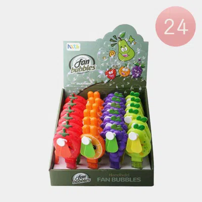 Fashnzfab 24pcs - Portable Fruit Handheld Fans 2.6" X 5.25"