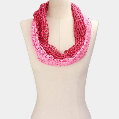 Fashnzfab 2pcs - Net Infinity Scarf In Multi