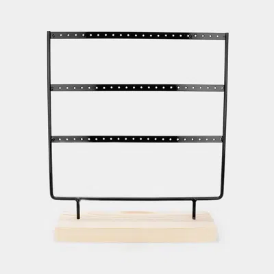 Fashnzfab 3 Row Earrings Display Stand Rack