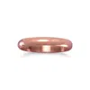 Fashnzfab 3mm Solid Copper Ring In Red