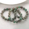 Fashnzfab 3pcs - Faceted Beaded Stretch Multi Layered Bracelets In Gray
