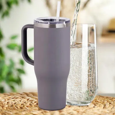 Fashnzfab 40oz Stainless Steel Tumbler With Handle
