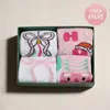 Fashnzfab 4pairs - Bow Hohoho Nutcracker Printed Christmas Bundle Gift Socks Set In Multi