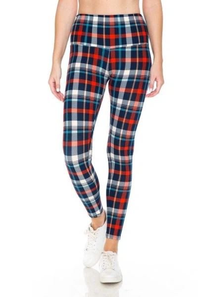 Fashnzfab 5-inch Long Yoga Style Banded Lined Tie Dye Printed Knit Legging With High Waist. In Multi