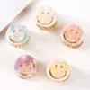 Fashnzfab 5pcs - Smile Face Hair Claw Clips In Multi