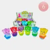 Fashnzfab 6pcs - Teddy Bear Super Fun Crystal Mud Toys