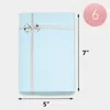 Fashnzfab 6pcs - 5" X 7" Simple Bow Deco Rectangle Gift Boxes