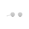 Fashnzfab 7mm Ball Stud Earrings In Silver