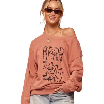 Fashnzfab A Garment Dyed French Terry Graphic Sweatshirt In Multi