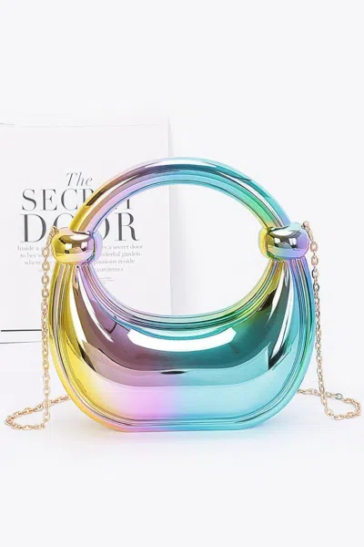 Fashnzfab Acrylic Case Bag In Multi