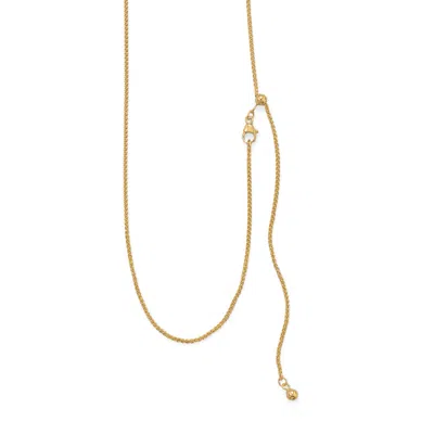 Fashnzfab Adjustable Gold Filled French Wheat Chain